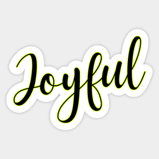 Joyful Sticker